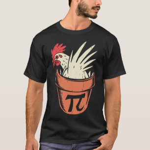 Chicken Pot Pi Funny Math Teacher Pun Pi Day T-Shirt