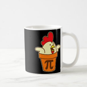 Chicken Pot Pi Geek Pie Mathematics Pun Funny Coffee Mug