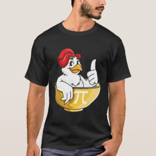 Chicken Pot Pie Chicken Math Geek Nerd Tee