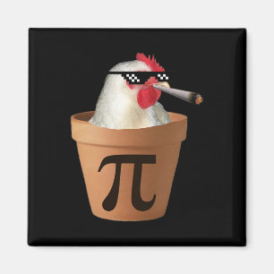 Chicken Pot Pie Funny Math Pi Day Magnet