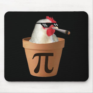 Chicken Pot Pie Funny Math Pi Day Mouse Pad