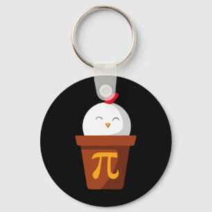 Chicken Pot Pie Pi Day T Shirt Math Teachers Gift Key Ring