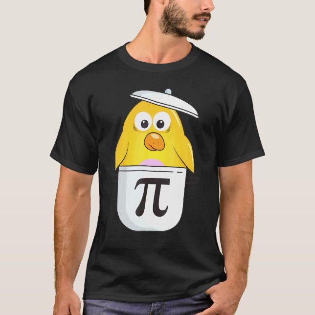Chicken Pot Pie Pi Lovers Chick Match Holiday T-Shirt (Front)