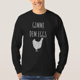 Chicken Poultry Chick Egg Love Coop Rooster Fowl H T-Shirt
