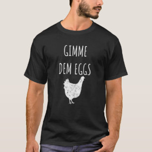 Chicken Poultry Chick Egg Love Coop Rooster Fowl H T-Shirt