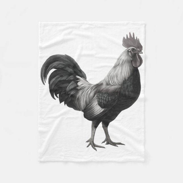 Chicken Poultry Design _6  Fleece Blanket (Front)