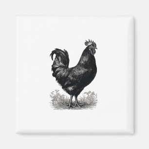 Chicken Poultry Design Magnet