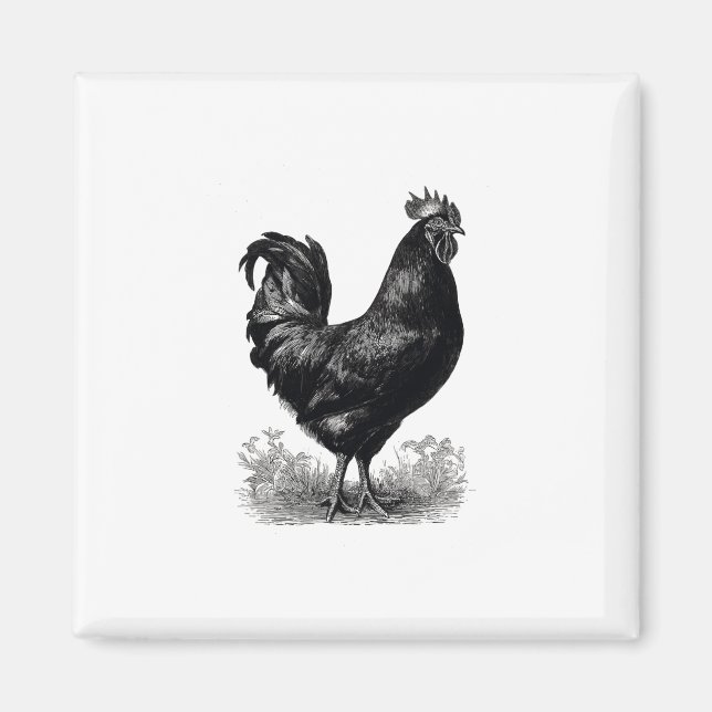 Chicken Poultry Design  Magnet (Front)