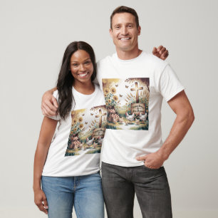 Chicken Raising And Jesus Praising - Christian T-Shirt