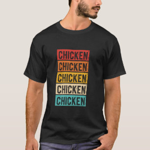 Chicken Retro Chicken Vintage Restaurant Food Date T-Shirt