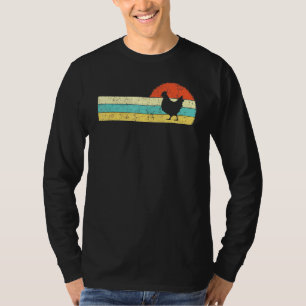 Chicken Retro Hen Fowl Chicks Poultry Farmer Roost T-Shirt