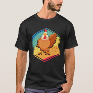 Chicken Retro Style T-Shirt