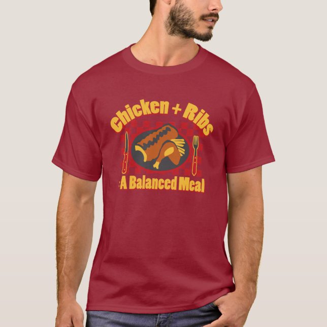 Chicken + Ribs T-Shirt (Front)