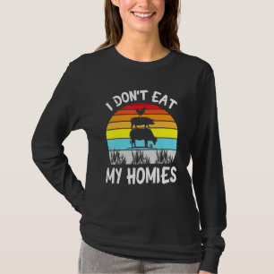 Chicken Ride Pig Riding Cow Together I Don't Eat M T-Shirt