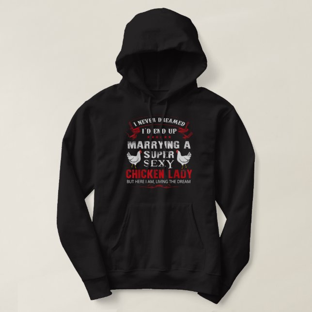 Chicken Roaster Regulate Your Rooster Funny Retro  Hoodie (Design Front)