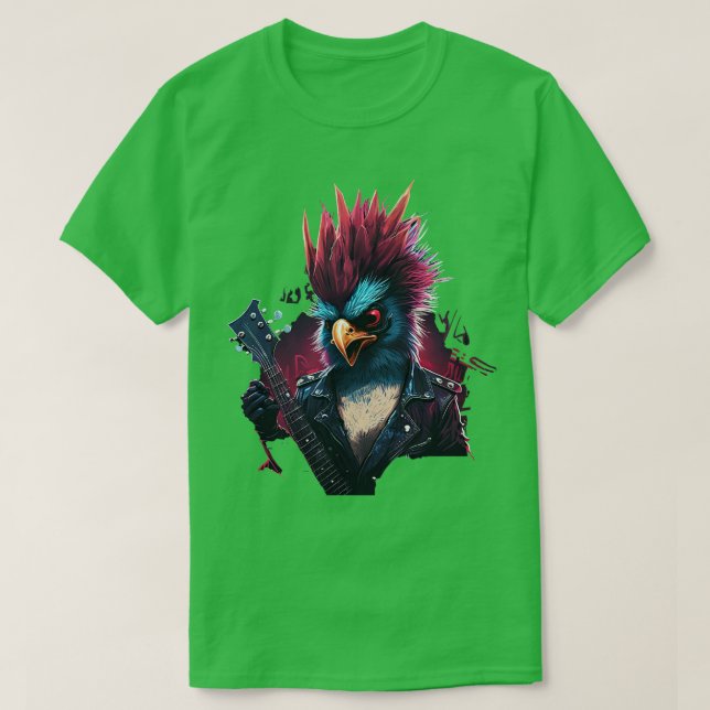 Chicken Rocker 1 T-Shirt (Design Front)