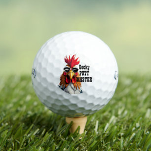 Chicken Rooster Golf Pun GraphicCallaway Supersoft Balls