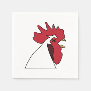 Chicken Rooster Hen Napkin
