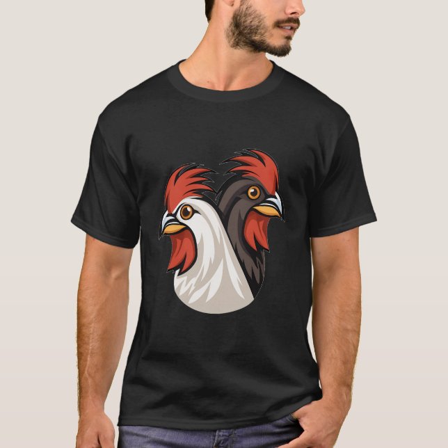 Chicken Rooster Poultry Farm Animal T-Shirt (Front)