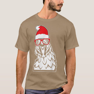 Chicken Santa Hat Christmas Farm Animal XMas Pajam T-Shirt