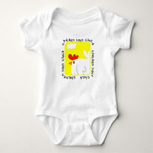Chicken Says Cluck Farm Bodysuit
