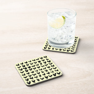 Chicken Silhouettes Coaster