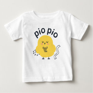 Chicken Singing Pio Pio Baby T-Shirt
