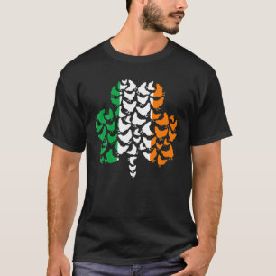 Chicken St Patrick's Day Shamrock Irish For Idea T-Shirt
