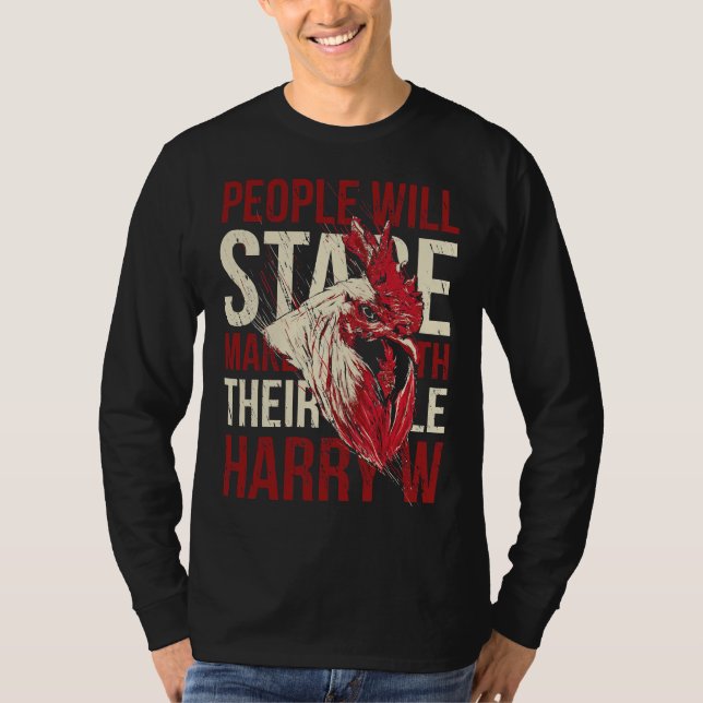 Chicken Stare   T-Shirt (Front)