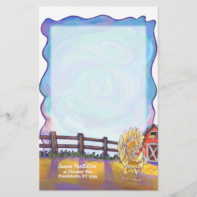 Chicken Stationery (Front)