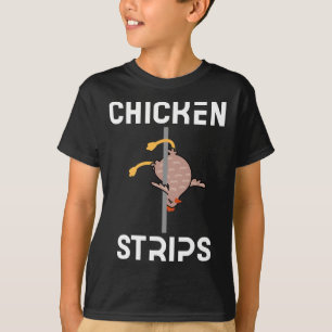 Chicken Strips Funny Dancing Chicken Bbq Byrbeque T-Shirt