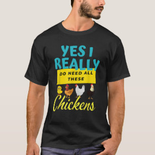 Chicken Stuff For Chicken Lovers Farmer Chicken Th T-Shirt