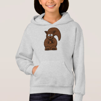 Chicken sweater with squirrel motif