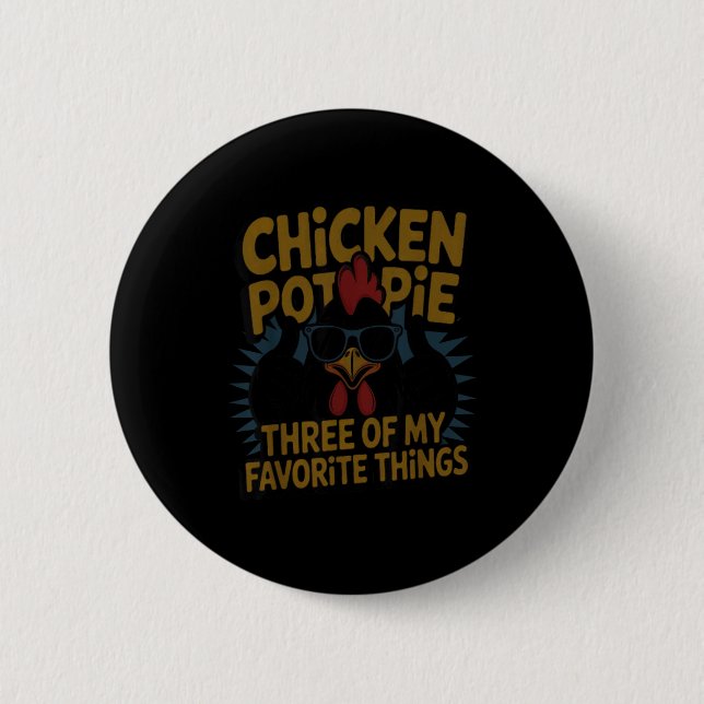 Chicken T E Farm Humor Funny Chicken Laugh Moment  6 Cm Round Badge (Front)