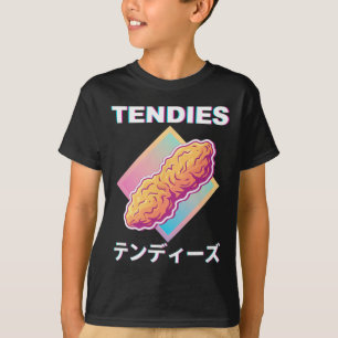 Chicken Tendies Retro Crisp Tendie Cult T-Shirt