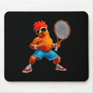 Chicken Tennis Mouse Pad
