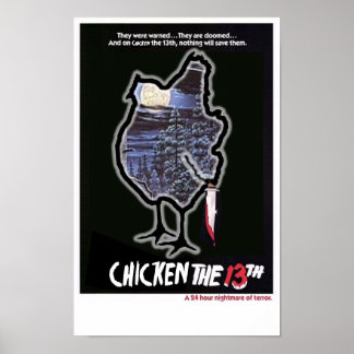 CHICKEN THE 13TH POSTER