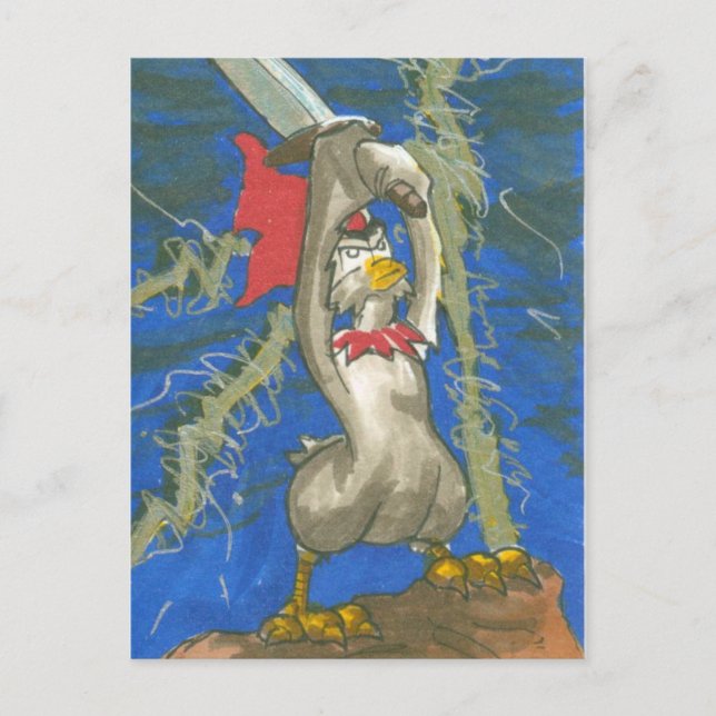 Chicken the Barbarian Postcard (Front)