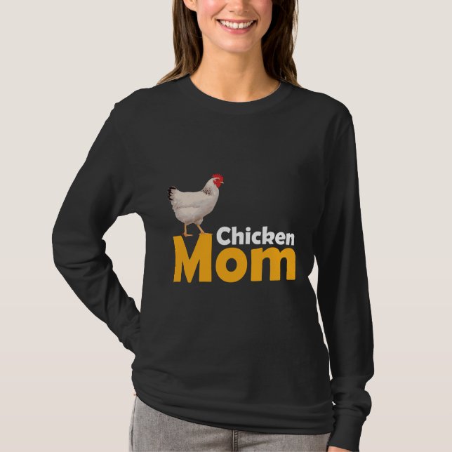 Chicken Themed Chicken Mum   T-Shirt (Front)