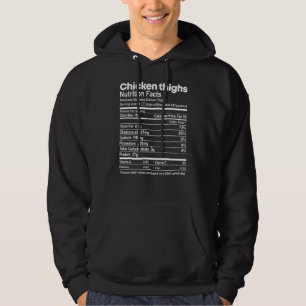 Chicken Thighs Nutrition Facts Thanksgiving Christ Hoodie