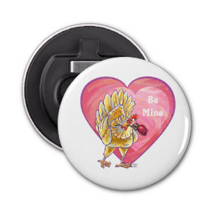Chicken Valentine's Day Bottle Opener