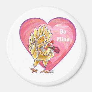 Chicken Valentine's Day Magnet