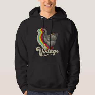 Chicken Vintage Retro S S S O Hoodie
