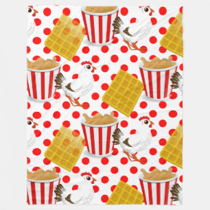 chicken waffles blanket
