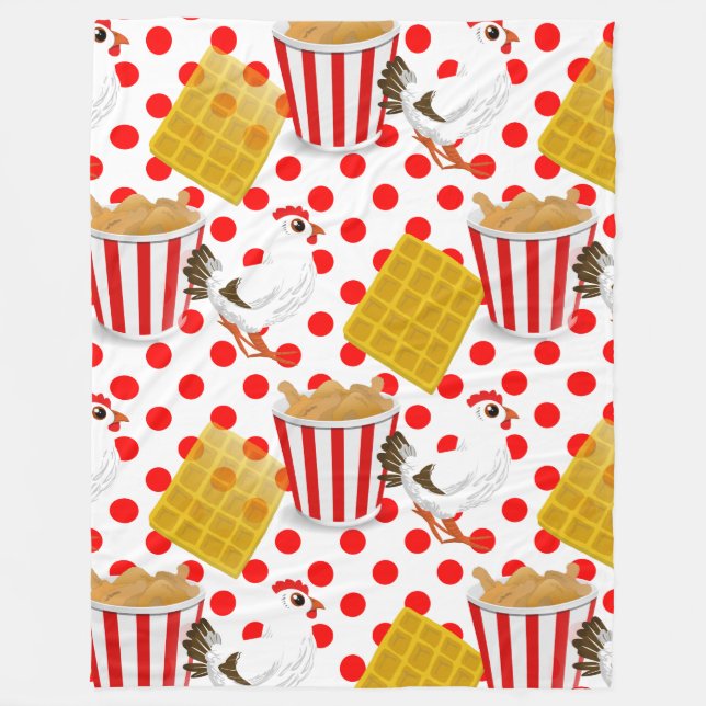 chicken waffles blanket (Front)