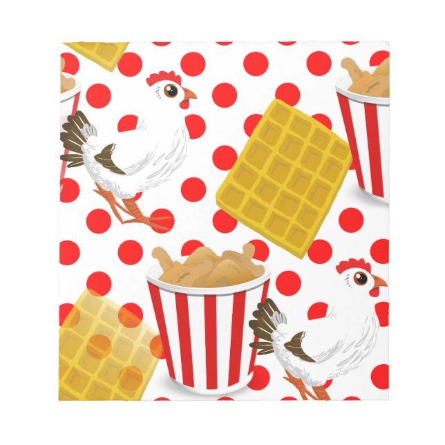 chicken waffles notepad (Front)