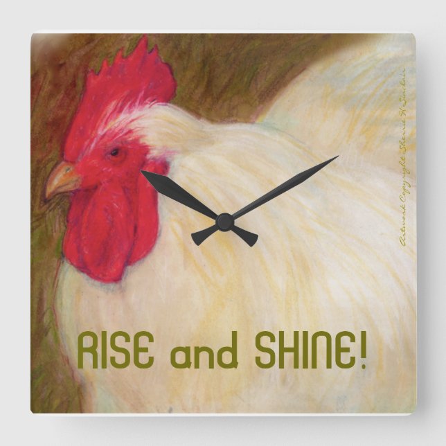 Chicken Wall Clock (Front)