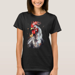 Chicken Watercolor For Men Women T-Shirt