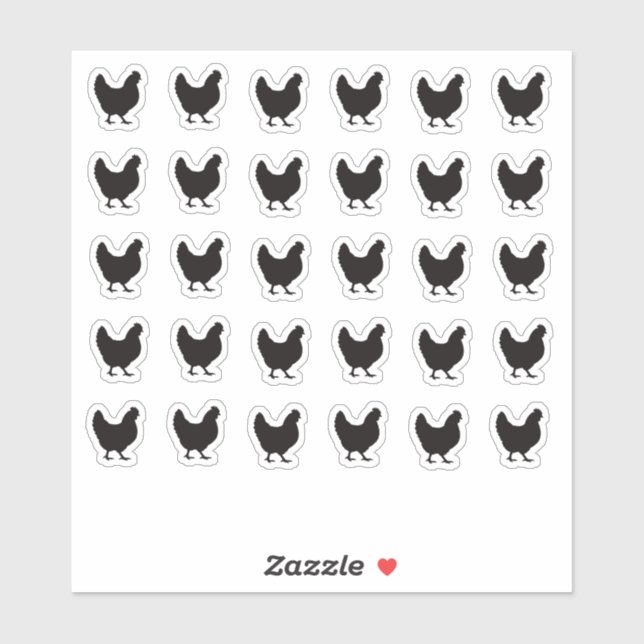 Chicken Wedding Place Card Food Meal Menu Choice (Sheet)