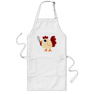 Chicken Whiskers Long Apron